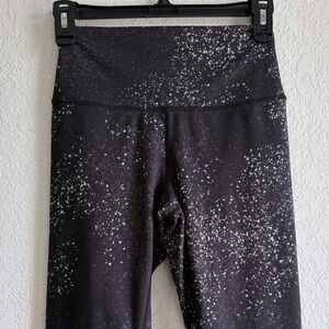 Zella Black Speckled High-Waist Leggings